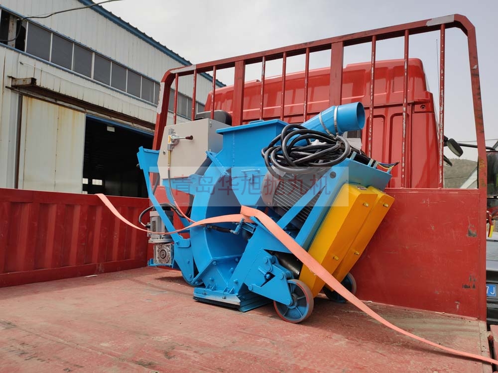 HX-550移動式拋丸機發往廣東肇慶市